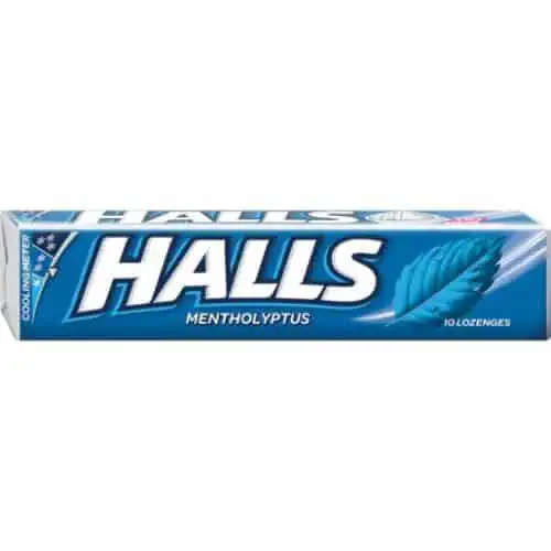 Halls Tube Mentholyptus 18X10's