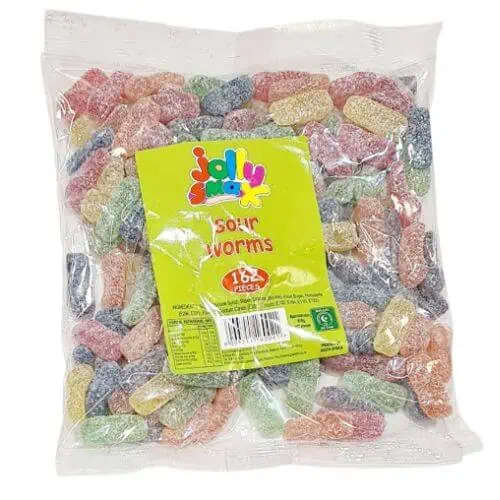 Jolly Smax Sour Worms Original 1X810g