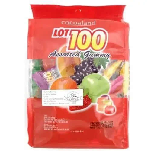 Lot 100 Assorted Gummy 500g