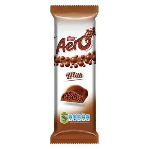 Aero Milk Chocolate Slabs 24X80g