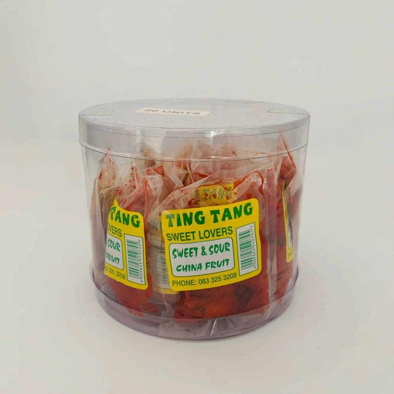 Ting Tang Tub Sweet & Sour China Fruit 20's
