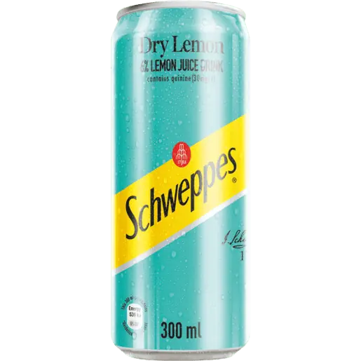 Cans Dry Lemon 6X300ml