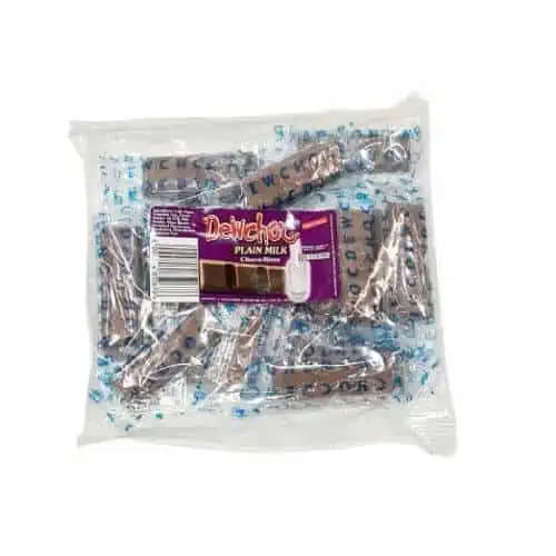 Dewchoc Plain Milk Choco-Bites 12X20's