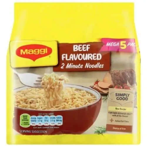Maggi Noodles Beef 5's