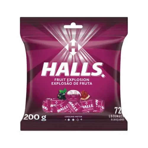 Halls Fruit Explosion 72's