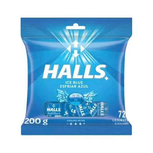 Halls Ice Blue 48X72's