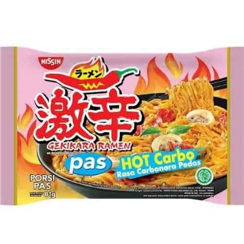 Nissin Noodles Hot Carbo 80g
