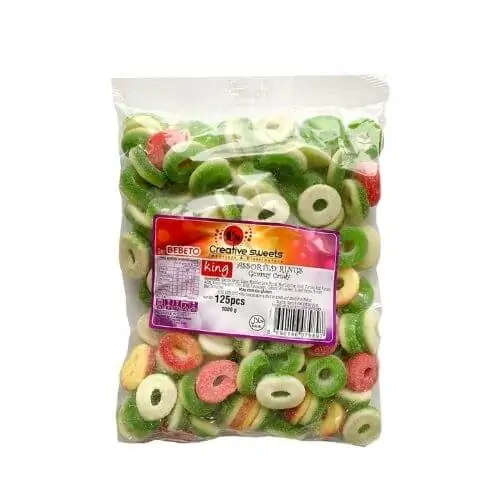 King Jelly Assorted Rings 1Kg