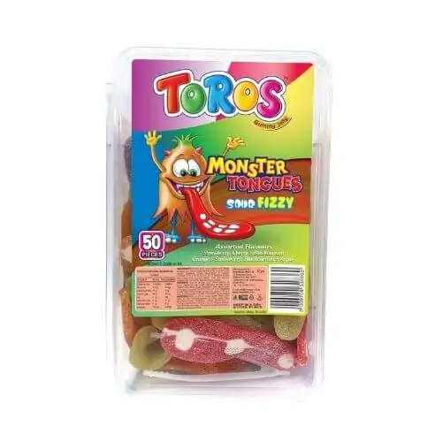 Toros Tub Monster Tongues Assorted 1X50's