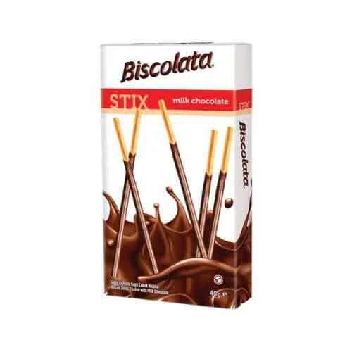 Biscolata Stix Milk Chocolate 1X40g