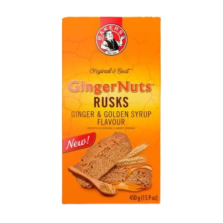 Bakers Gingernuts Rusks 1x450g