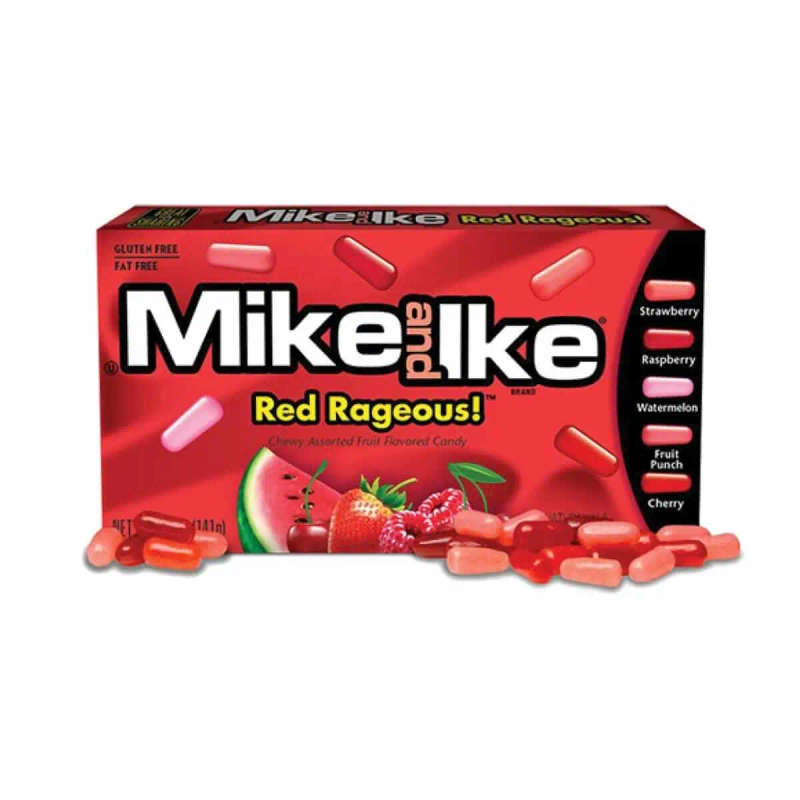 Mike And Ike-Video Box Red Rageous 1x120g