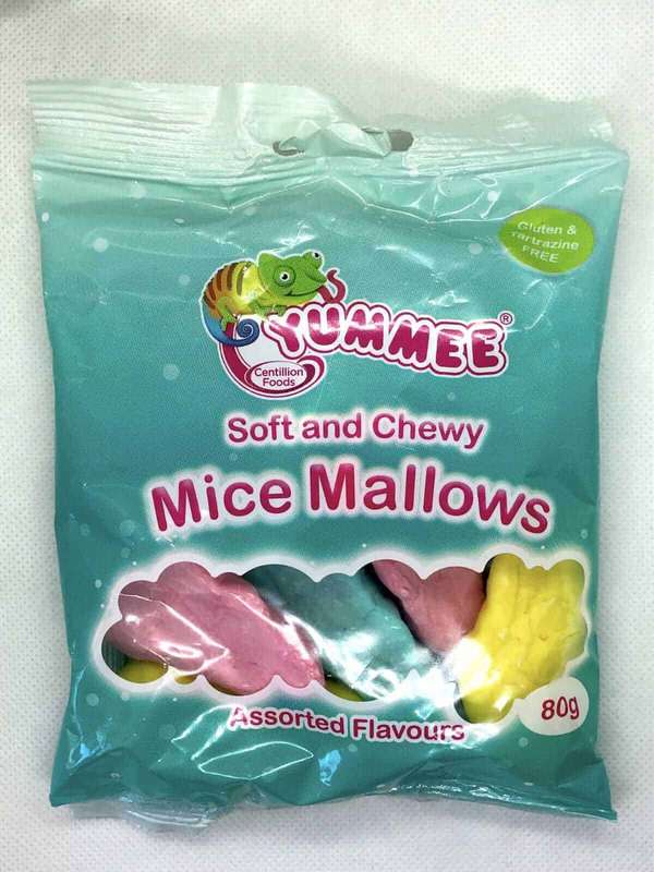 Yummee 80g Mice Mallow
