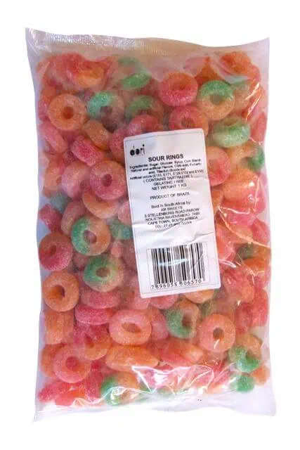 Kr Jelly Sour Rings +/-160s