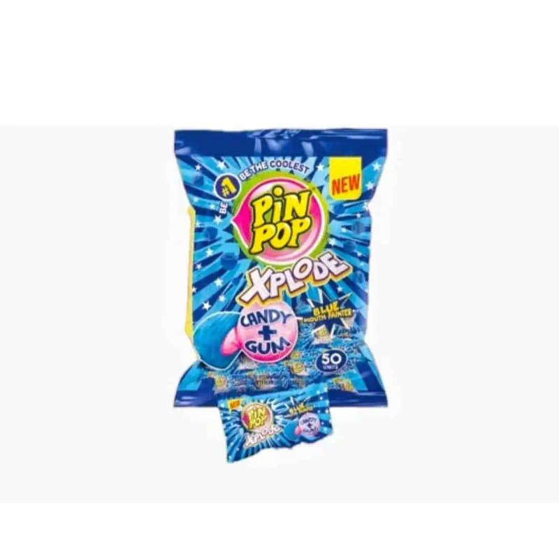 Pin Pop Candy Gum- Blue Mouth Painter 50s