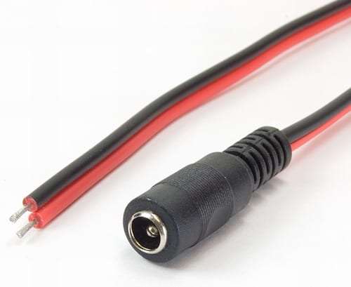 OEM CCTV Pigtail Female plug 10 Pck