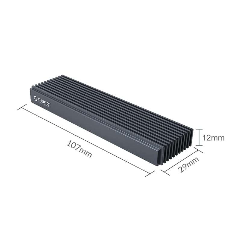 Orico M.2 NVMe to USB Type-C SSD Enclosure - Grey