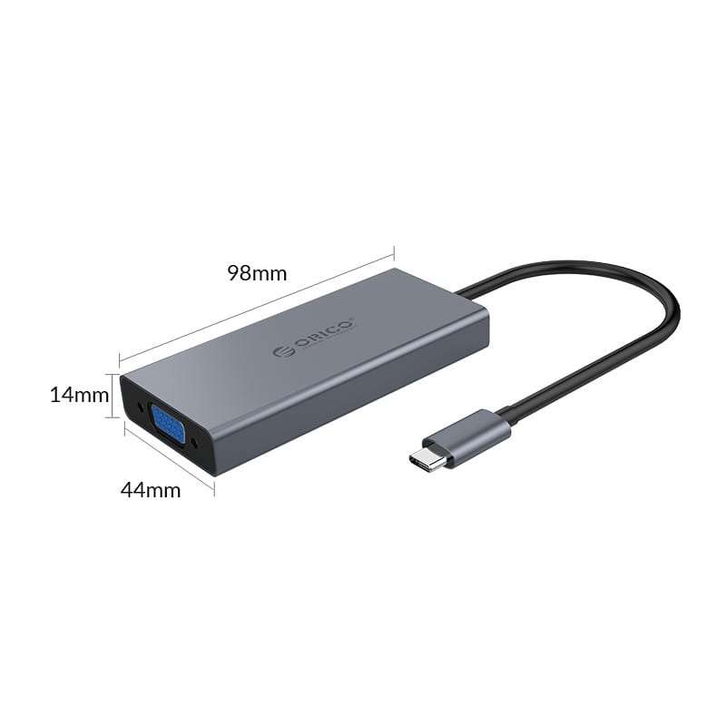 Orico Type-C 5 in 1 Multifunctional Docking Station - Grey