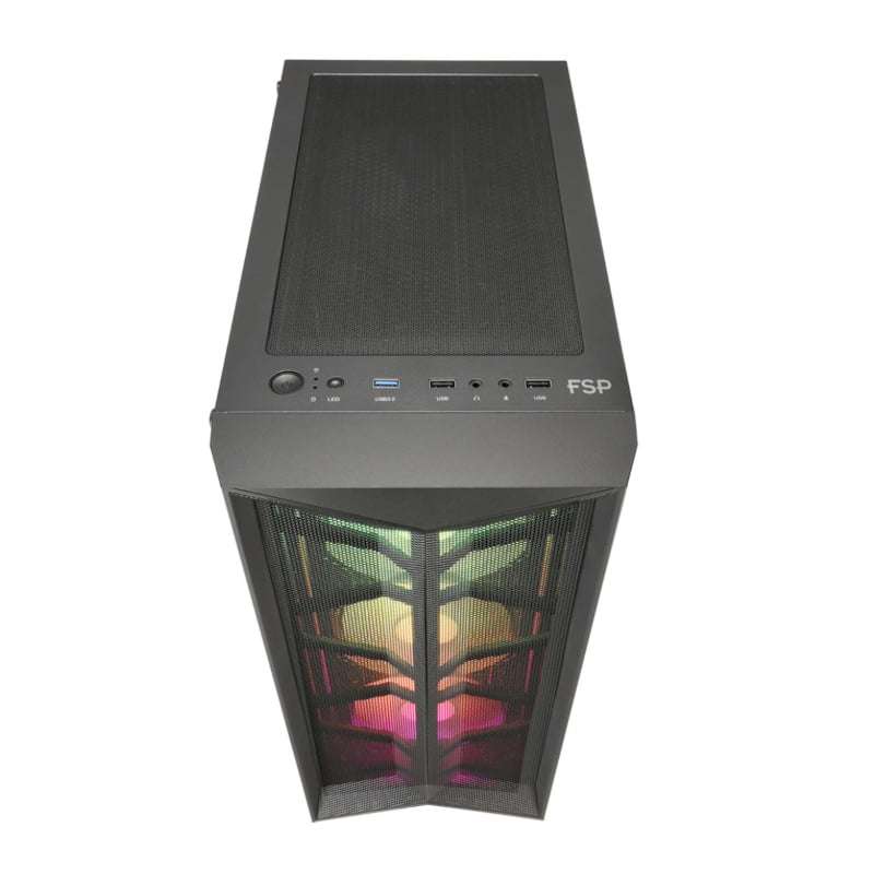 FSP CMT211A ATX Gaming Chassis - Black