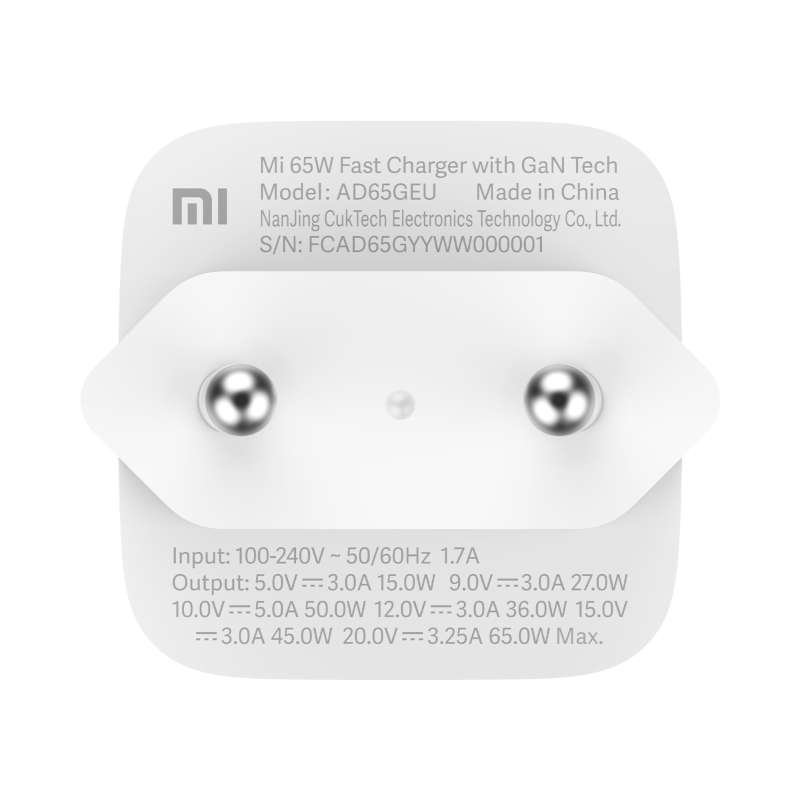 Xiaomi Mi 65W Fast Charger With Gan Tech
