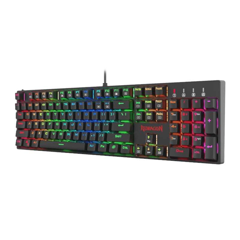 Redragon Surara Mechanical Rgb Gang Keyboard - Black