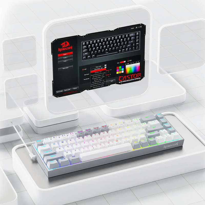 REDRAGON MECHANICAL Caster Wired Gaming Keyboard