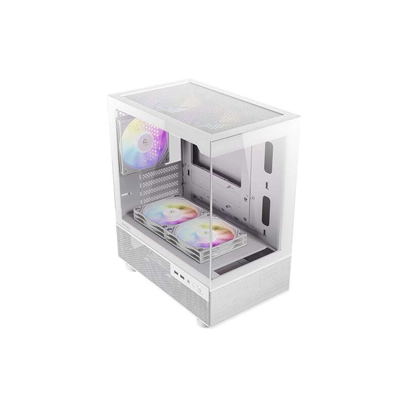 Antec CX200M Elite Micro-ATX | ITX RGB Mini-Tower Gaming Chassis - White