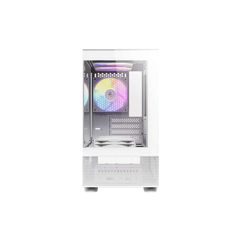 Antec CX200M Elite Micro-ATX | ITX RGB Mini-Tower Gaming Chassis - White