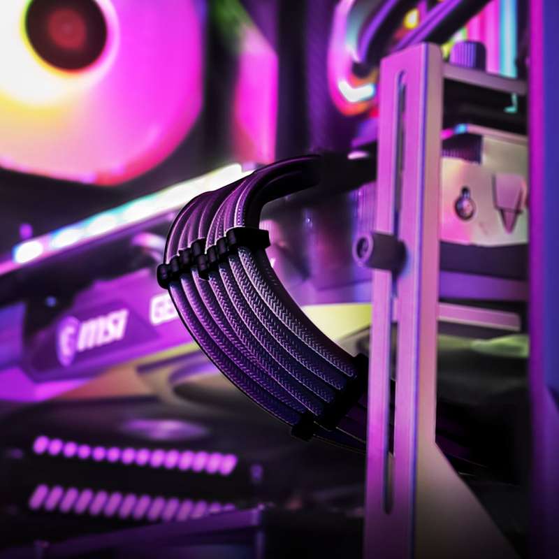 Antec Power Extension Cable Kit Black 300mm