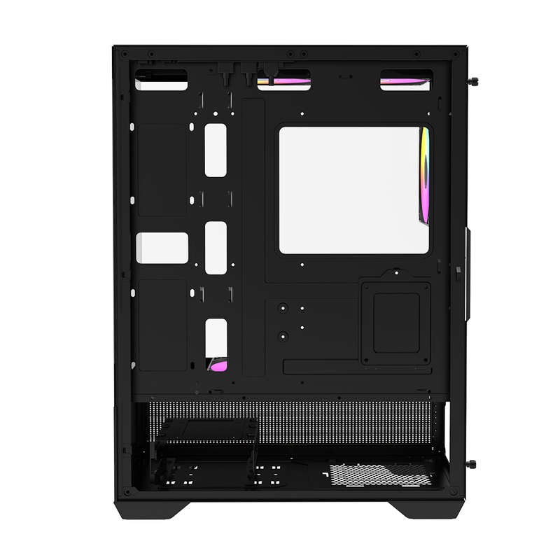 Raidmax I802 AIR E-ATX |ATX | Micro-ATX | Mini-ITX RGB Mid-Tower Gaming Chassis - Black