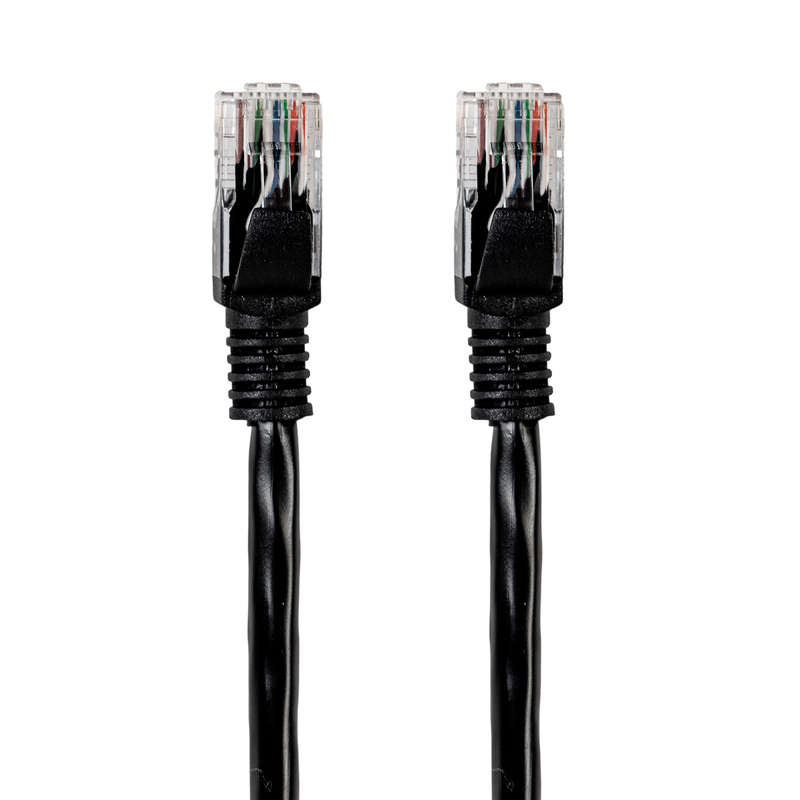 Gizzu Cat6 UTP Fly Lead Ethernet Network Cable 5m  Black