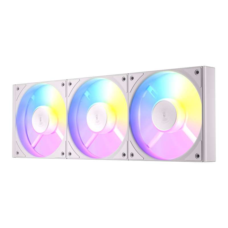 Antec Connect 120 Reverse ARGB PWM Fan 3 Pack  White