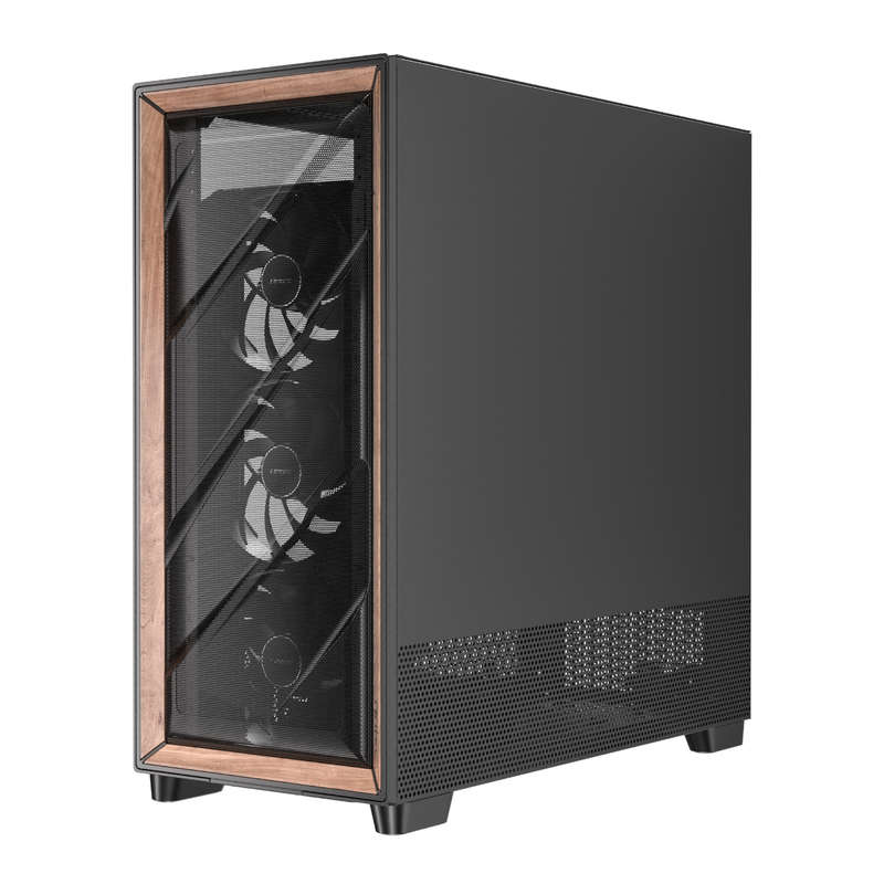 Antec FLUX PRO E-ATX Mid Tower Gaming Chassis  Black