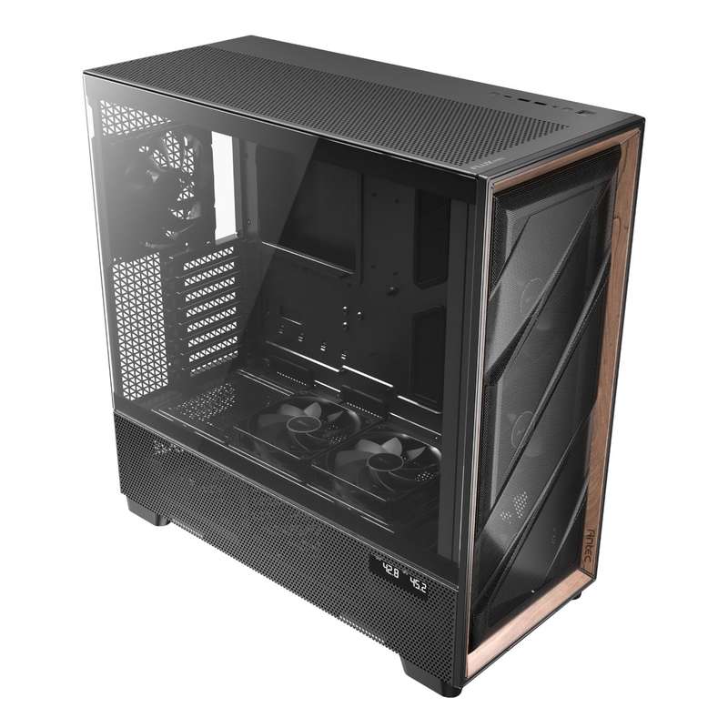 Antec FLUX PRO E-ATX Mid Tower Gaming Chassis  Black