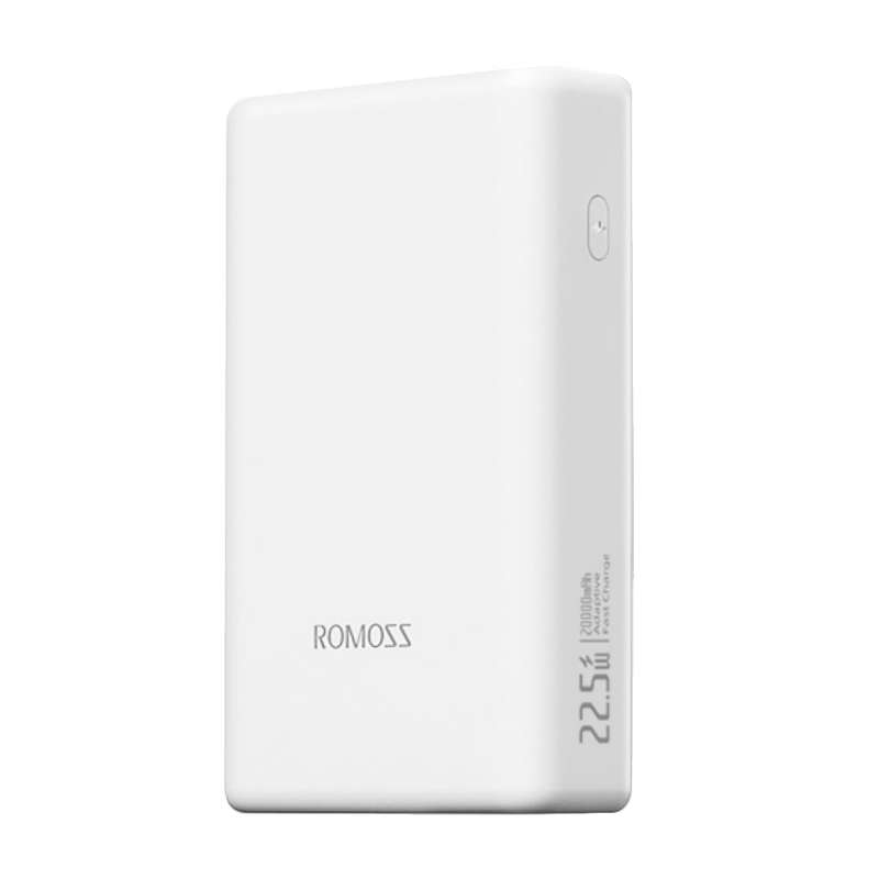 Romoss PAC20 20000mAh 22.5W Fast Charge Power Bank  White
