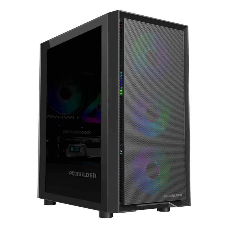 PCBuilder AMD Ryzen 5 5600GT DEFENDER Windows 11 Gaming PC