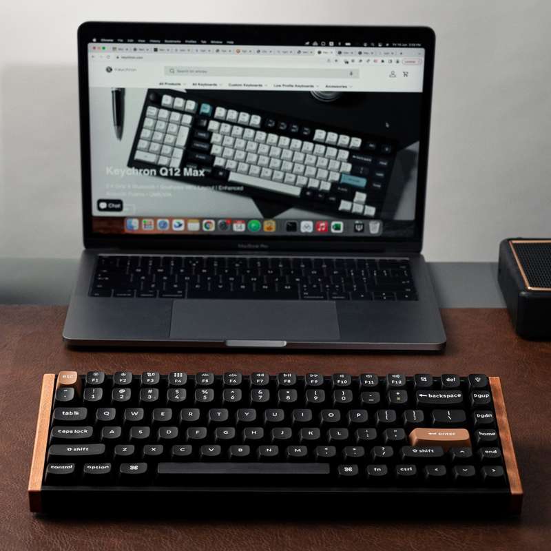 Keychron K2 He Wireless Special Edition Magnetic Custom Keyboard Nebula Switch  Black