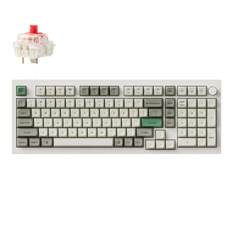 Keychron Q5M-M1 Qmk Via Wireless Custom Keyboard - Shell White