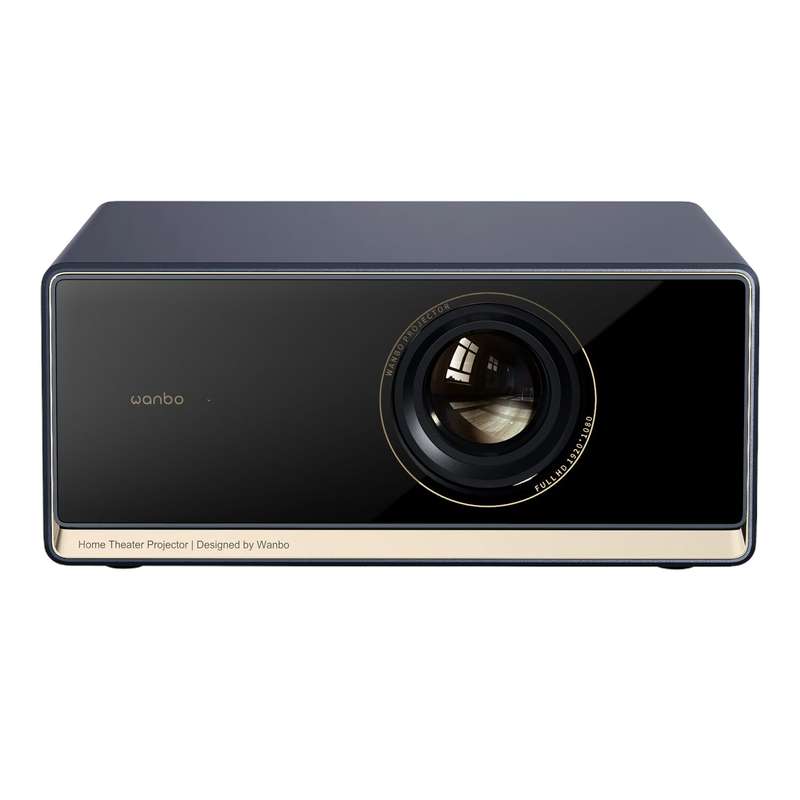 WANBO X5 Pro Full HD Smart Projector (1080p, 1100 ANSI Lumens, Android TV, ASA 3.0, 5GHz Wi-Fi, A...