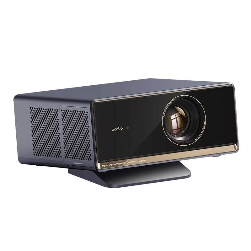 WANBO X5 Pro Full HD Smart Projector (1080p, 1100 ANSI Lumens, Android TV, ASA 3.0, 5GHz Wi-Fi, A...