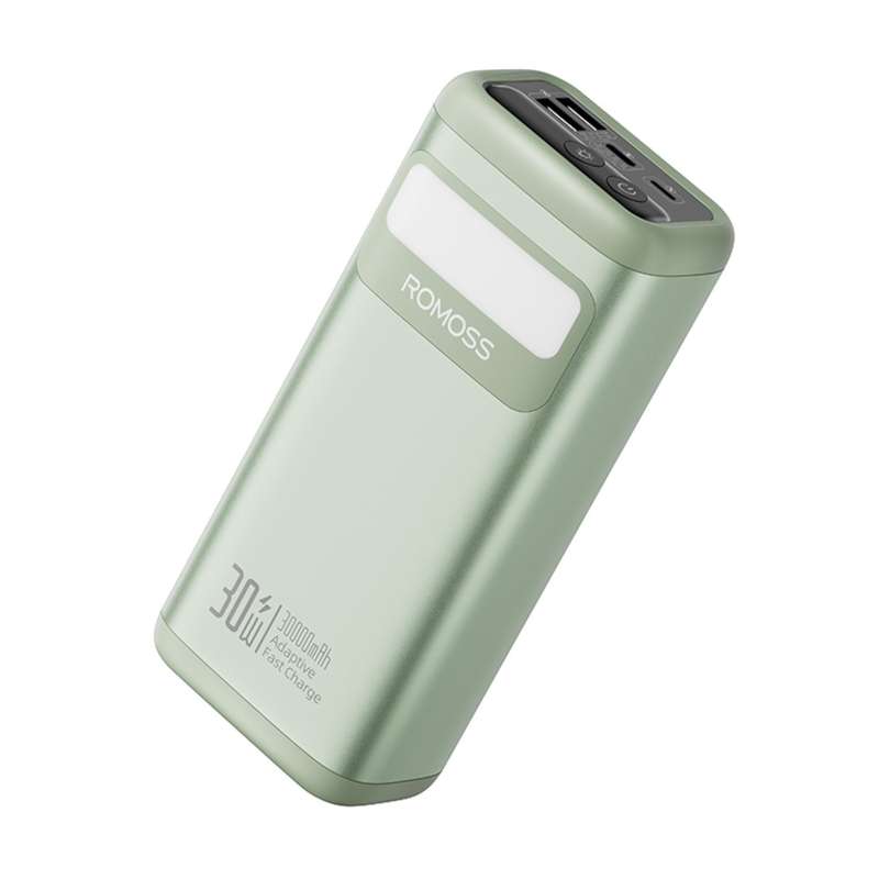 Romoss PMT30 30000mAh 30W Fast Charge Power Bank  Green