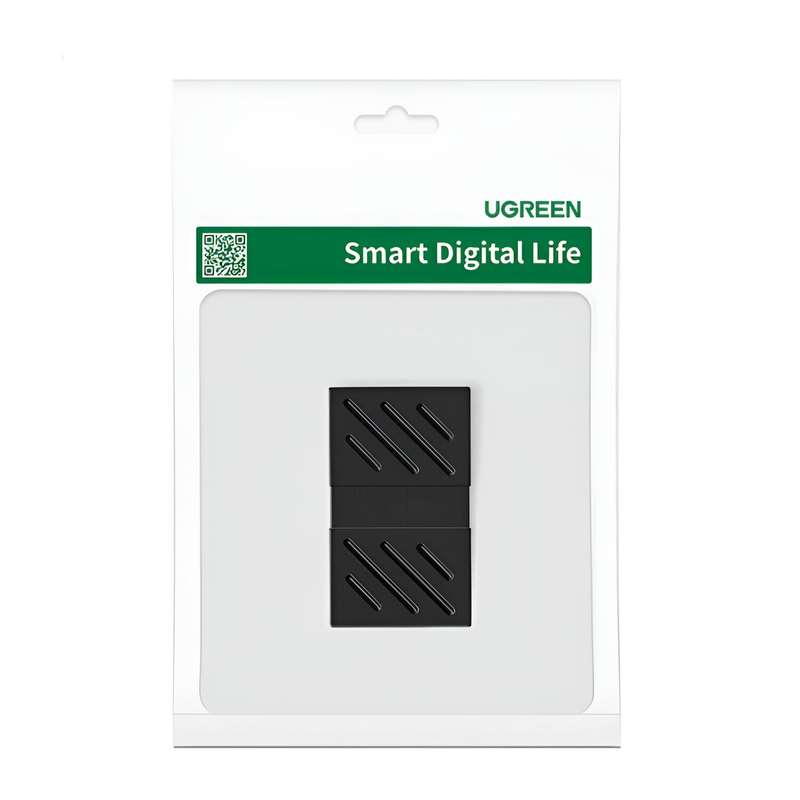 UGREEN RJ45 1Gbps Ethernet Cable Extender Adapter - Black