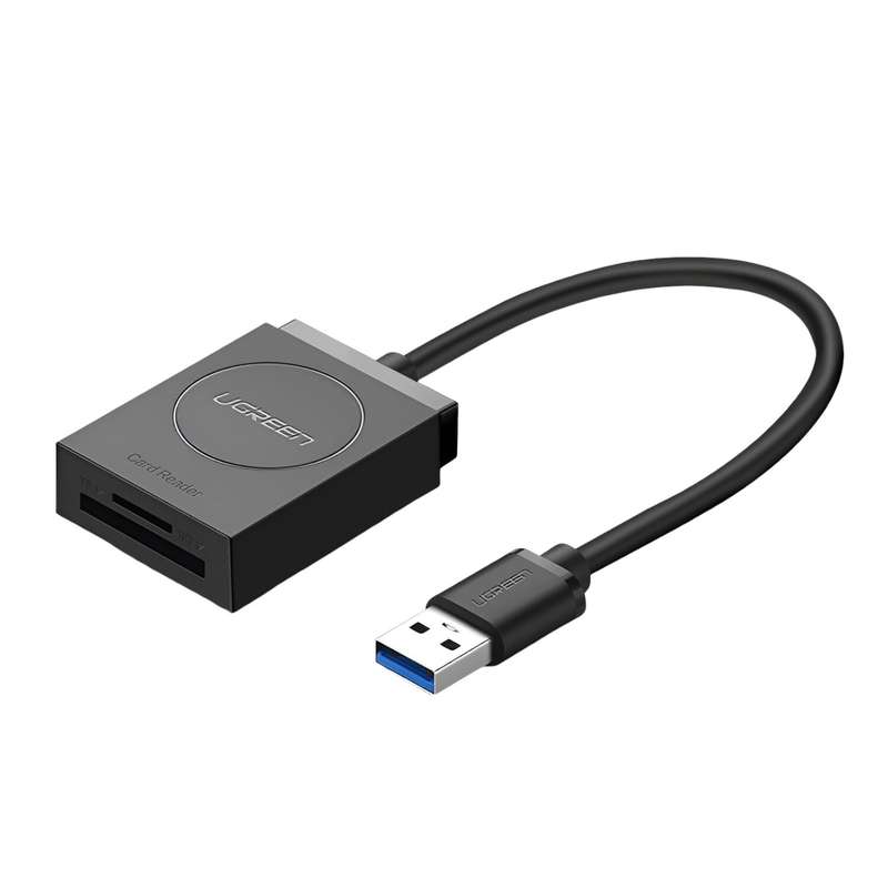 Ugreen Usb 3.0 Dual Slot Card Reader For Sd Tf Cards  5Gbps Data Transfer