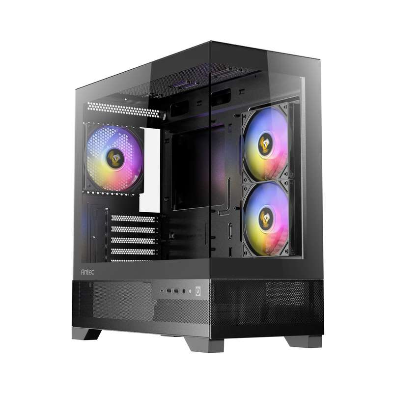Antec Cx500M Argb Gaming Chassis Atx Itx Type-C - Black