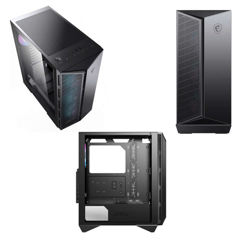 MSI MPG GUNGNIR 110R Mid Tower Gaming PC Case - Black
