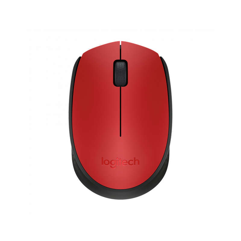 Wireless Logitech M171 Mouse Red