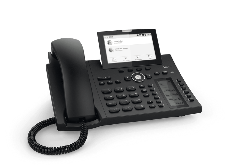 Snom D385 12-line Desktop SIP Phone - Hi-Res Colour TFT Display - USB