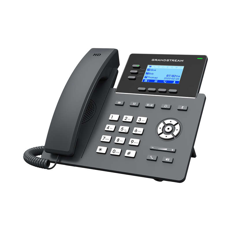 Grandstream GRP2603 3-Line Gigabit Carrier Desk Phone With PoE, No PSU