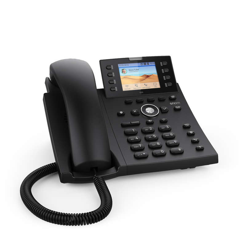 Snom D335 12-line Desktop SIP Phone - Hi-Res Colour TFT Display - USB