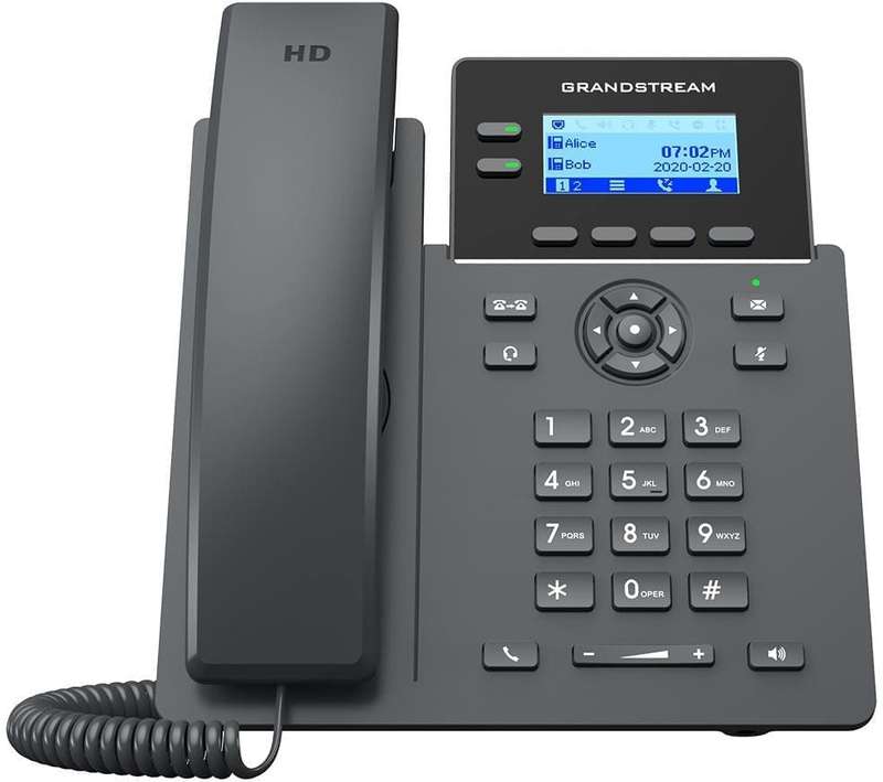 Grandstream GRP2602 - 2 Line Desk Phone, PSU not Included, Supports POE